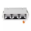 Oprawa V-TAC downlight SAMSUNG CHIP 12W UGR19 CRI90+12st VT-2-12 5700K 960lm 5 lat gwarancji